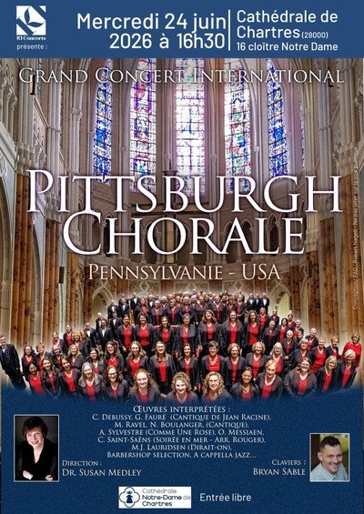 Le Pittsburgh Concert Chorale en concert à Chartres