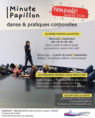 Minute papillon - Atelier de danse