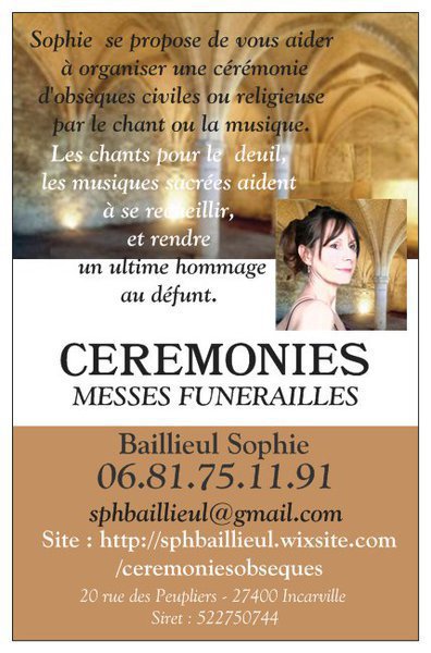 Sophie Baillieul - Chanteuse cérémonie messe