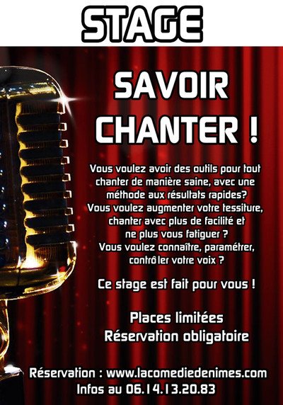 Stage d'initiation au chant