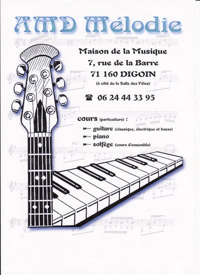 AMD Mélodie - Cours de guitare