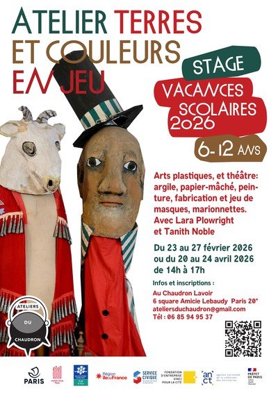 Atelier Terres et Couleurs en jeu-stage enfants 6-12 ans