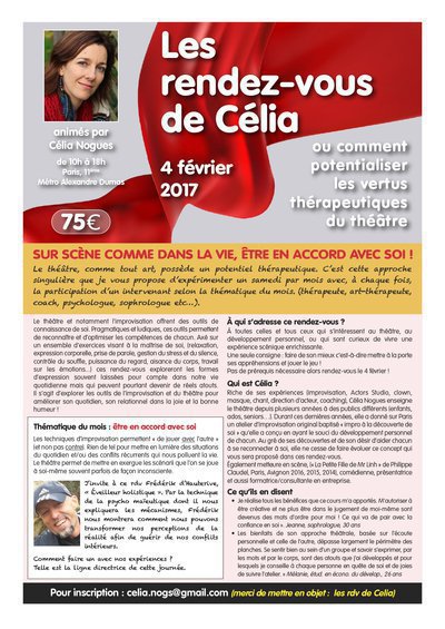 ateliers mêlant théâtre et développement personnel