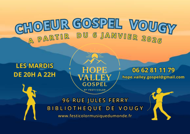 HOPE VALLEY GOSPEL  - NOUVEAU CHŒUR GOSPEL