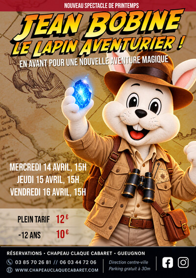 Jean bobine le lapin aventurier - Spectacle de printemps