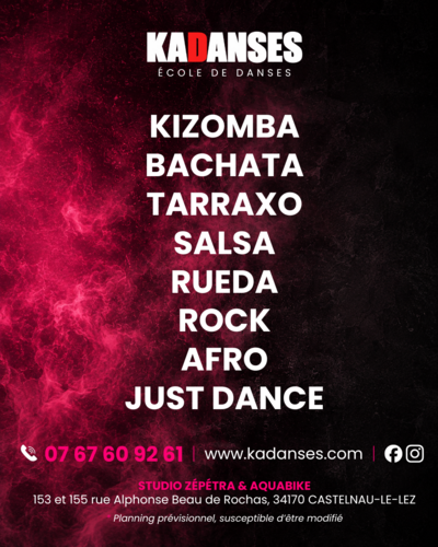 KADANSES - SALSA, BACHATA, KIZOMBA, CHACHA, ROCK, JUST DANCE