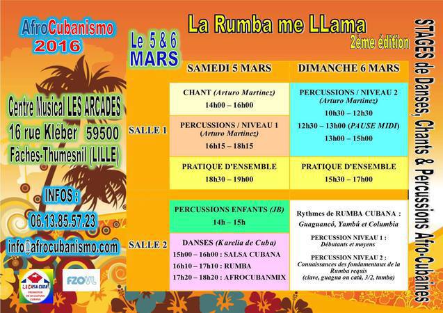 La Rumba me LLama : 2ème édition aux Arcades