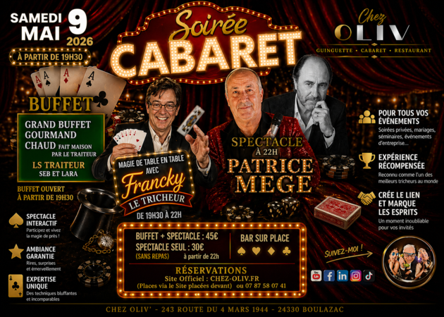 Magicien mentaliste à votre table & spectacle Michel Delpech