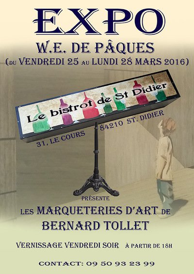 Marqueterie d'art Bernard Tollet