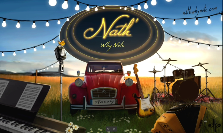 Nath' Why Note / Rosaly Bonheur - chanson 100% française jazzy cool et variétés