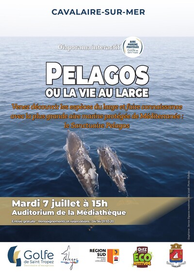 Pelagos ou la vie au large : diaporama interactif