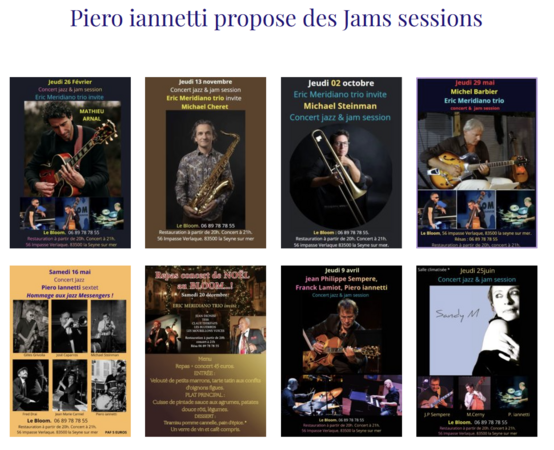 Piero iannetti Jams sessions