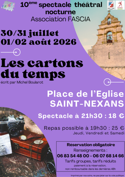 Spectacle théâtral nocturne historique 