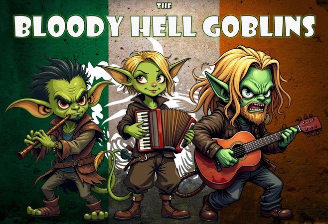 THE BLOODY HELL GOBLINS - Groupe de musique celtique (Irlande/Bretagne) !