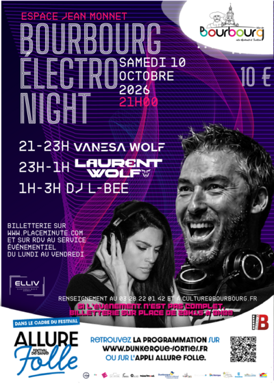 Bourbourg Électro Night avec Laurent Wolf en guest