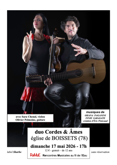 Concert duo Cordes & Âmes – violon et guitare