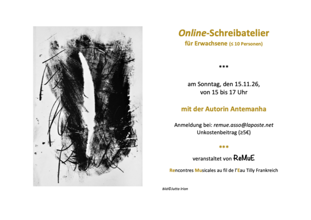 ReMuE | Atelier d'écriture en ligne | En ligne