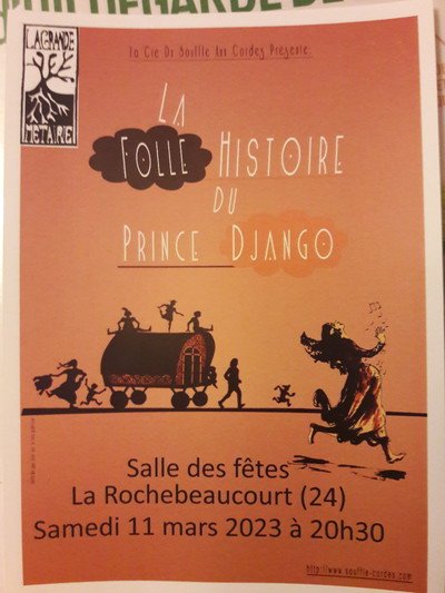 la Cie du soufle aux cordes - la folle histoire du prince Django