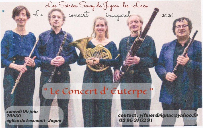Le Concert d' Euterpe , quintette à vent aux Soirées Sevoy