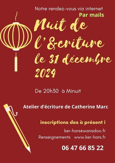 Nuit d'écriture via internet