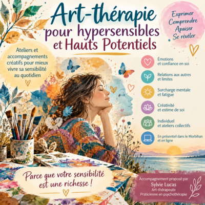 Sylvie Lucas - Art-thérapeute - Art-thérapie : Hypersensibles & Hauts Potentiels