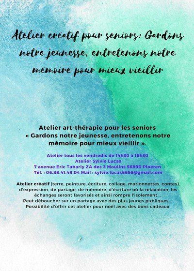 Sylvie Lucas - Atelier Art-Thérapie pour Seniors  
