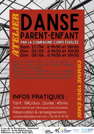 Atelier Danse Parent/Enfant