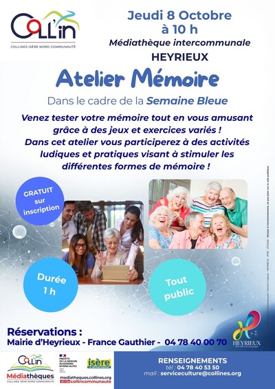 Atelier mémoire / Semaine bleue