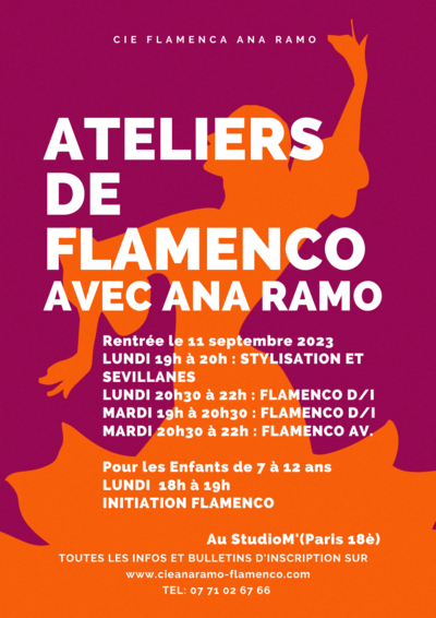 Cie Ana Ramo - Ateliers Flamenco
