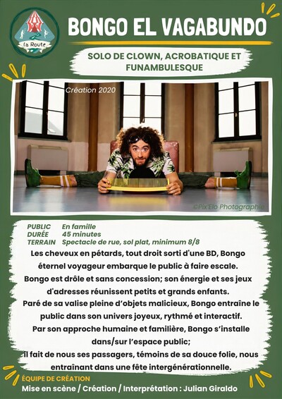 Compagnie La Route - Bongo El Vagabundo