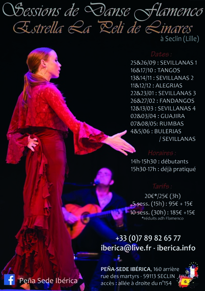 Estrella la Peli de Linares  - Cours de danse Flamenco
