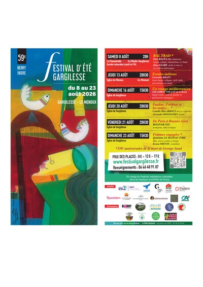 Festival d'été de Gargilesse : Bal trad en ouverture