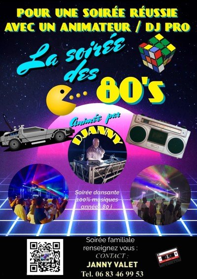 Jv animation - soirée années 80