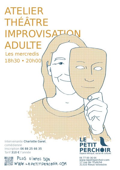 Le Petit Perchoir - Atelier théâtre improvisation 2026-27 ado-adulte