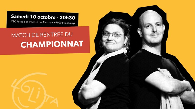 Match d'improvisation CHAMPIONNAT : Spectacle de rentrée