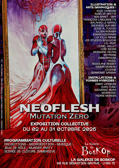 NEOFLESH · Mutation Zéro · Exposition collective