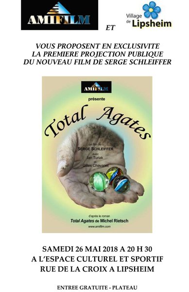 Projection du film Total Agates de Serge Schleiffer