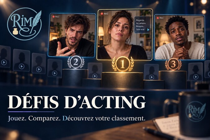 RIMe Academy - Défis d’acting gratuits en ligne : jouer, comparer, progresser