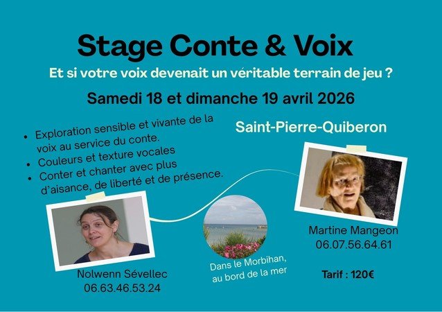 Stage conte et voix : la voix au service du conte
