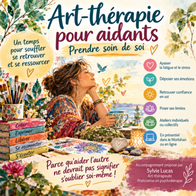 Sylvie Lucas – Art-thérapeute - Art-thérapie pour aidants : prendre soin de soi