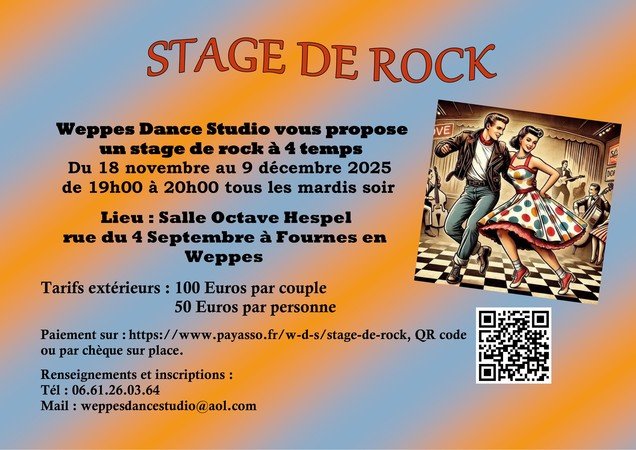WEPPES DANCE STUDIO - Stage de rock
