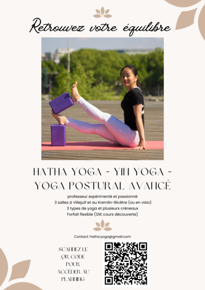 Yoga avec Haiha - cours de Hatha Yoga et Yin Yoga