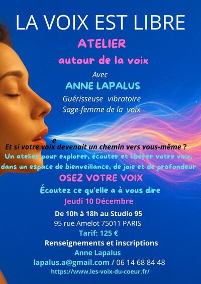 Anne Lapalus | Ateliers de voix et chant | Paris 11