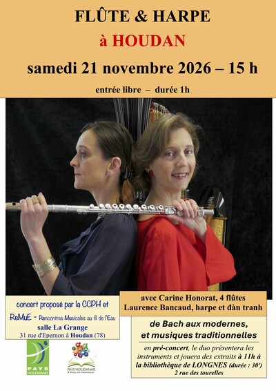 Concert flûte et harpe