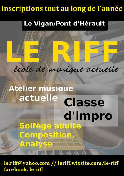 EMA "Le Riff" - Nouvelle école de musique actuelle