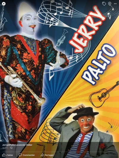 Jerry et Palto - Jerry et Palto clowns parodistes et musicaux