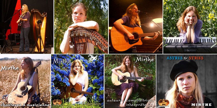 Mirthe - Compos & adaptations, folk rock en solo (français & anglais)