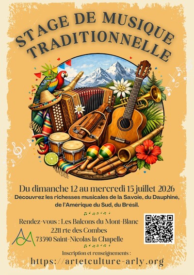 Stage de musique traditionnelle – été 2026