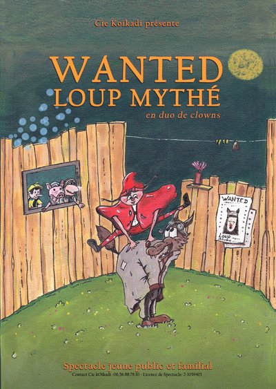 Cie koikadi spectacle duo clOwns - Wanted loup Mythé