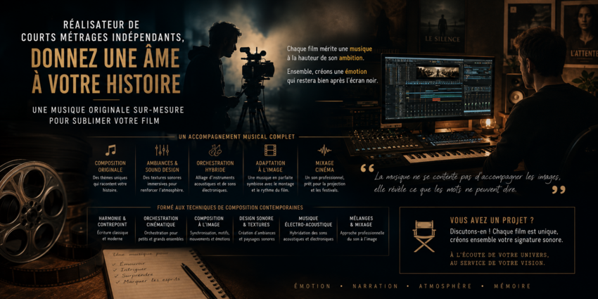 Compositeur – Une identité musicale unique à votre film